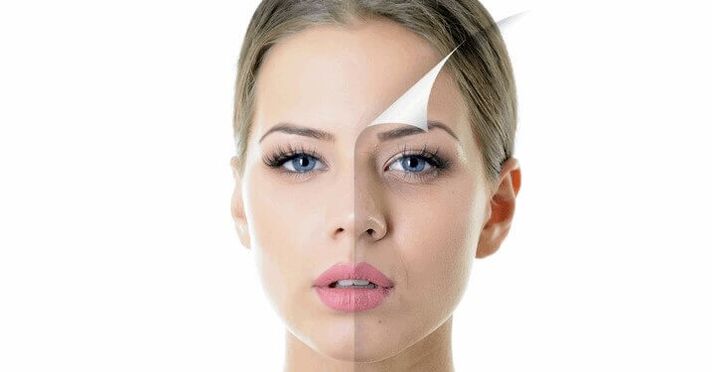 Rexuvenecemento da pel facial en mulleres